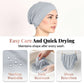 👒 Buy 1 Get 1 FREE!🌸 Soft Stretch Turban Cap – Milk Silk Fabric & Anti-Slip Fit – Hair Volume Concealer – Multi-Use Under Scarf 🧣