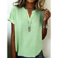 🎁2026 New Arrivals 50% OFF💥Women's Casual V-Neck Short Sleeve Top