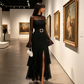 🎁2026 New Arrivals 50% OFF💥Women's Bell Sleeve Maxi Dress – Sheer, High-Slit, Elegant ✨