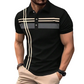 🎁2026 New Arrivals 50% OFF💥Men's Striped Short Sleeve Collared Top🌿