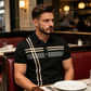 🎁2026 New Arrivals 50% OFF💥Men's Striped Short Sleeve Collared Top🌿