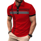 🎁2026 New Arrivals 50% OFF💥Men's Striped Short Sleeve Collared Top🌿