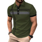 🎁2026 New Arrivals 50% OFF💥Men's Striped Short Sleeve Collared Top🌿