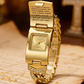 🎁2026 New Arrivals 50% OFF💥Sparkling Crystal Cross Watch—Geometric Rectangular Dial, Premium Metal Strap💎