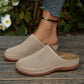 🎁2026 New Arrivals 50% OFF💥 Women's Perforated Slip-On Platform Mules
