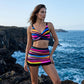 🎁2026 New Arrivals 50% OFF💥Women's Striped Two-Piece Swimsuit