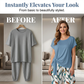 🎁2026 New Arrivals 50% OFF💥Women's Side-Tie Top & Patterned Pants Set – Flowy & Adjustable – Perfect for summer vacations or resort wear – breezy tropical vibes 👖