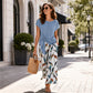 🎁2026 New Arrivals 50% OFF💥Women's Side-Tie Top & Patterned Pants Set – Flowy & Adjustable – Perfect for summer vacations or resort wear – breezy tropical vibes 👖