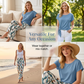 🎁2026 New Arrivals 50% OFF💥Women's Side-Tie Top & Patterned Pants Set – Flowy & Adjustable – Perfect for summer vacations or resort wear – breezy tropical vibes 👖