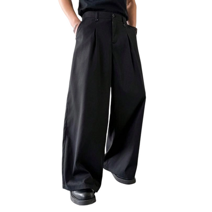 🎁2026 New Arrivals 50% OFF💥Men's Classic Fit Wide-Leg Suit Trousers – Tailored cut, breathable fabric & perfect for work, weddings or formal events ✨