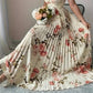 🎁2026 New Arrivals 50% OFF💥Elegant Floral Print Pleated Maxi Dress ✨– Romantic Square Neck, Ruffle Sleeves & Flowing Floral Skirt🌷