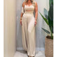 👗 LIMITED-TIME 50% OFF! ✨ Sleeveless Cutout Wide-Leg Jumpsuit with Adjustable Back Tie – Alluring, Flowy, Sophisticated 🌴