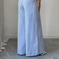 🎁2026 New Arrivals 50% OFF💥High-Waist Striped Wide-Leg Trousers