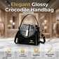 🎁2026 New Arrivals 50% OFF💥Glossy Crocodile Pattern Women's Handbag – Structured, Gold Hardware, Spacious & Chic 💼