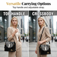 🎁2026 New Arrivals 50% OFF💥Glossy Crocodile Pattern Women's Handbag – Structured, Gold Hardware, Spacious & Chic 💼