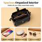 🎁2026 New Arrivals 50% OFF💥Glossy Crocodile Pattern Women's Handbag – Structured, Gold Hardware, Spacious & Chic 💼