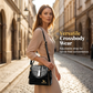 🎁2026 New Arrivals 50% OFF💥Glossy Crocodile Pattern Women's Handbag – Structured, Gold Hardware, Spacious & Chic 💼