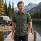 🎁2026 New Arrivals 50% OFF💥Men's Casual Plaid Short Sleeve Shirt – Classic Pattern, Relaxed Fit, Breathable Comfort ✨