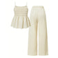 🎁2026 New Arrivals 50% OFF💥Women's Casual Cami Top & Wide-Leg Pants Set – Flowy & breathable – Perfect for summer, beach or casual chic – stylish and lightweight 🌸✨