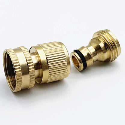 🎁2026 New Arrivals 50% OFF💥3/4" Brass Quick Connect Fitting – Rust-Proof, Leak-Free, Universal 💧