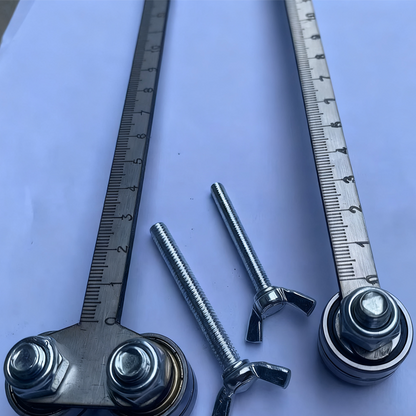 🎁2026 New Arrivals 50% OFF💥Stainless Steel Guide Ruler for Circular Saw – Laser-Engraved, Adjustable, Rust-Proof 🔧