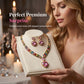 🎁2026 New Arrivals 50% OFF💥Sparkling Heart Jewelry Set – Necklace & earrings, lightweight & elegant. A timeless gift for her. 💖🎁