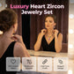 🎁2026 New Arrivals 50% OFF💥Sparkling Heart Jewelry Set – Necklace & earrings, lightweight & elegant. A timeless gift for her. 💖🎁