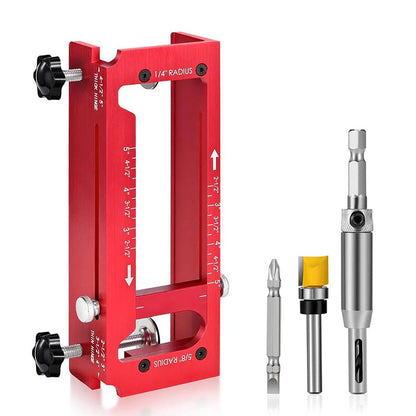 🎁2026 New Arrivals 50% OFF💥Adjustable Door Hinge Mortise Jig Kit – Precision Routing, Quick Setup & Perfect for Carpenters, Joiners & DIY Home Renovations 🔧✨
