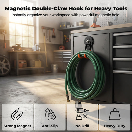 🎁2026 New Arrivals 50% OFF💥Heavy-Duty Magnetic Double-Claw Hook