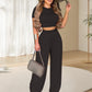 🎁2026 New Arrivals 50% OFF💥Women's Two-Piece Set – Fitted T-Shirt, Loose Pants, Casual 🌸