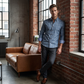 🎁2026 New Arrivals 50% OFF💥Men's Modern Fit Windowpane Shirt – Tailored cut, breathable cotton & classic check – perfect for office, smart casual or summer events ✨