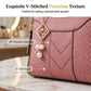 🎁2026 New Arrivals 50% OFF💥Women's V-Stitched Satchel – Gold Hardware, Multi-Compartment, Top-Handle 🌸