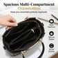 🎁2026 New Arrivals 50% OFF💥Women's V-Stitched Satchel – Gold Hardware, Multi-Compartment, Top-Handle 🌸