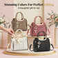🎁2026 New Arrivals 50% OFF💥Women's V-Stitched Satchel – Gold Hardware, Multi-Compartment, Top-Handle 🌸