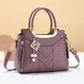 🎁2026 New Arrivals 50% OFF💥Women's V-Stitched Satchel – Gold Hardware, Multi-Compartment, Top-Handle 🌸