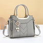 🎁2026 New Arrivals 50% OFF💥Women's V-Stitched Satchel – Gold Hardware, Multi-Compartment, Top-Handle 🌸
