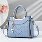 🎁2026 New Arrivals 50% OFF💥Women's V-Stitched Satchel – Gold Hardware, Multi-Compartment, Top-Handle 🌸