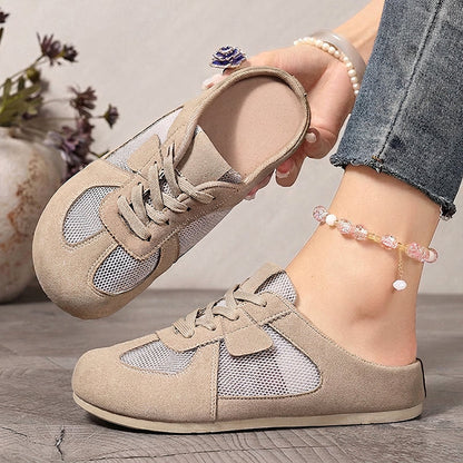 🎁2026 New Arrivals 50% OFF💥Women's Breathable Mesh Panel Mule Sneakers