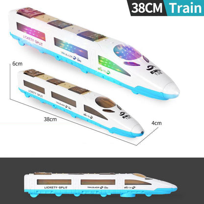🎁2026 New Arrivals 50% OFF💥Electric Bullet Train Toy – Light-Up, Bump & Go, with Music – Interactive design, perfect for toddlers – develops motor skills and imagination 🎶