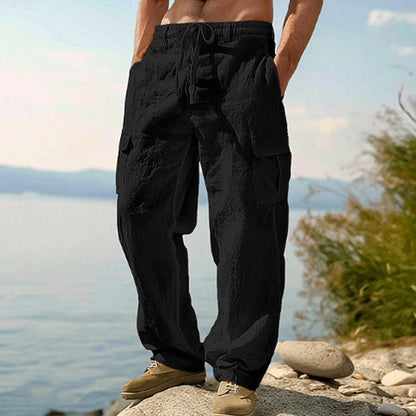 🎁2026 New Arrivals 50% OFF💥Men's Cotton Linen Cargo Pants