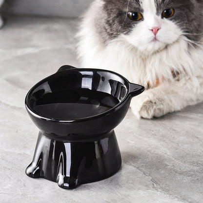 🎁2026 New Arrivals 50% OFF💥Cute Cat-Ear Design Raised Pet Bowl