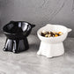🎁2026 New Arrivals 50% OFF💥Cute Cat-Ear Design Raised Pet Bowl