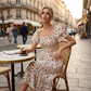 🎁2026 New Arrivals 50% OFF💥Square Neck Floral Midi Dress – Smocked Bodice, Flowy Tiered Skirt🌸1