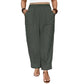 🎁2026 New Arrivals 50% OFF💥Women’s Cuffed Ankle Pants – Relaxed Fit, Elastic Waist, Solid Colors 🍂