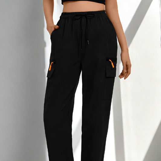 🎁2026 New Arrivals 50% OFF💥Women's Drawstring Cargo Pants with Pockets