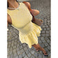 🎁2026 New Arrivals 50% OFF💥Sleeveless Gingham Smocked Mini Dress