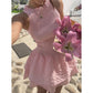 🎁2026 New Arrivals 50% OFF💥Sleeveless Gingham Smocked Mini Dress