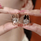 🎁2026 New Arrivals 50% OFF💥Double Hoop Sparkling Zirconia Ball Earrings