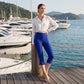 🎁2026 New Arrivals 50% OFF💥Tummy Control Stretch Capris – High-Waist, 4-Way Stretch, Elegant Details 🌼