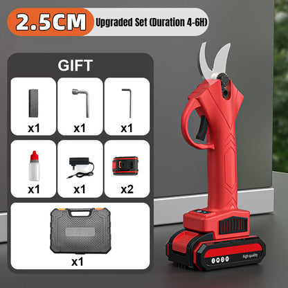 🎁2026 New Arrivals 50% OFF💥Garden Pruning Handheld Electric Scissors Set – Cordless, lightweight & sharp – Rechargeable, perfect for branches up to 25mm – safe for flower or shrub trimming 🌿